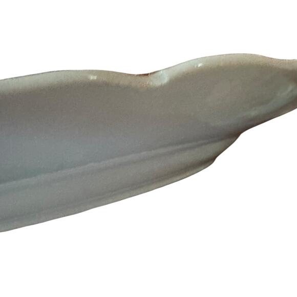 VTG Canonsburg Pottery Keystone Gold Trim Plates (4) Moss Rose USA Made Set READ - Picture 8 of 9